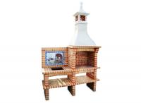 Ref. 262 - 175 cm x 75 cm x 220 cm, LxAxA | Parrilla 60 cm x 40 cm, LxA